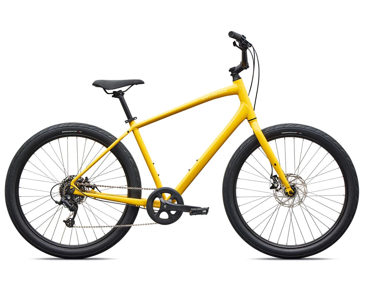 Specialized Roll 2.0 Comfort Bike (Gloss Brassy Yellow/Sunset Yellow) (XL)